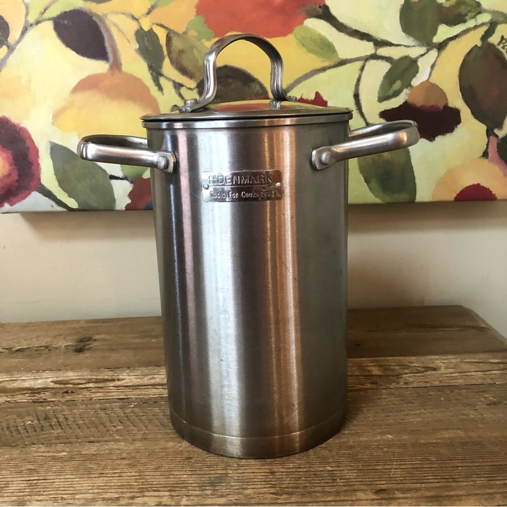 Denmark Tools For Cooks Stainless Pot with Basket Asparagus Steamer